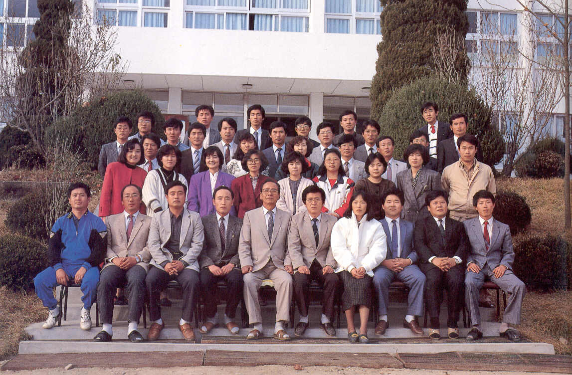 1989년도 선생님 단체사진
